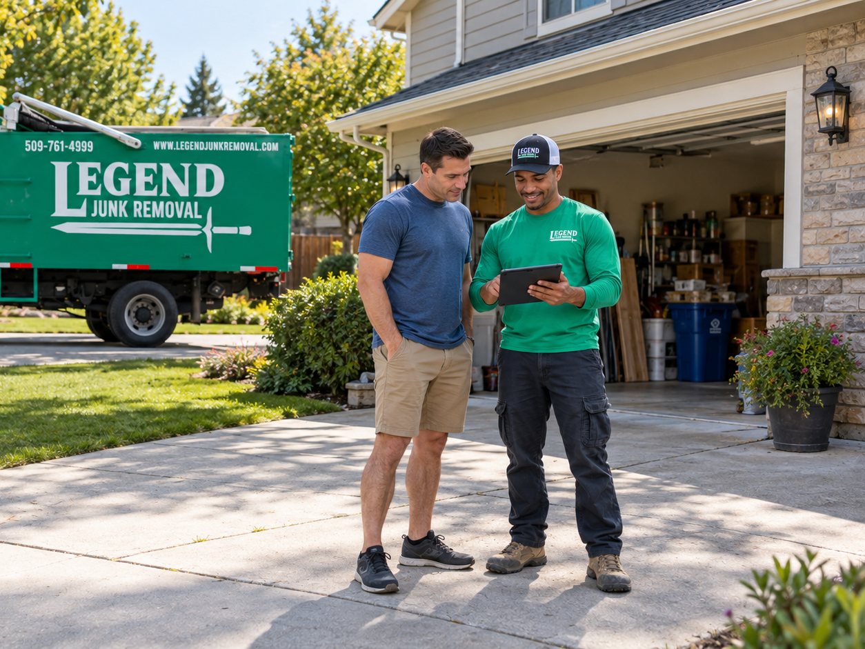 The Legend Junk Removal crew in Spokane