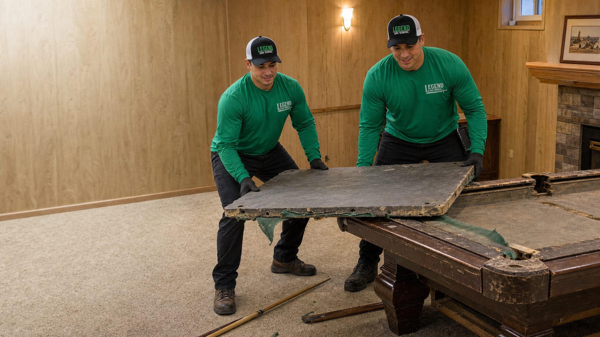 Pool Table Removal in Spokane