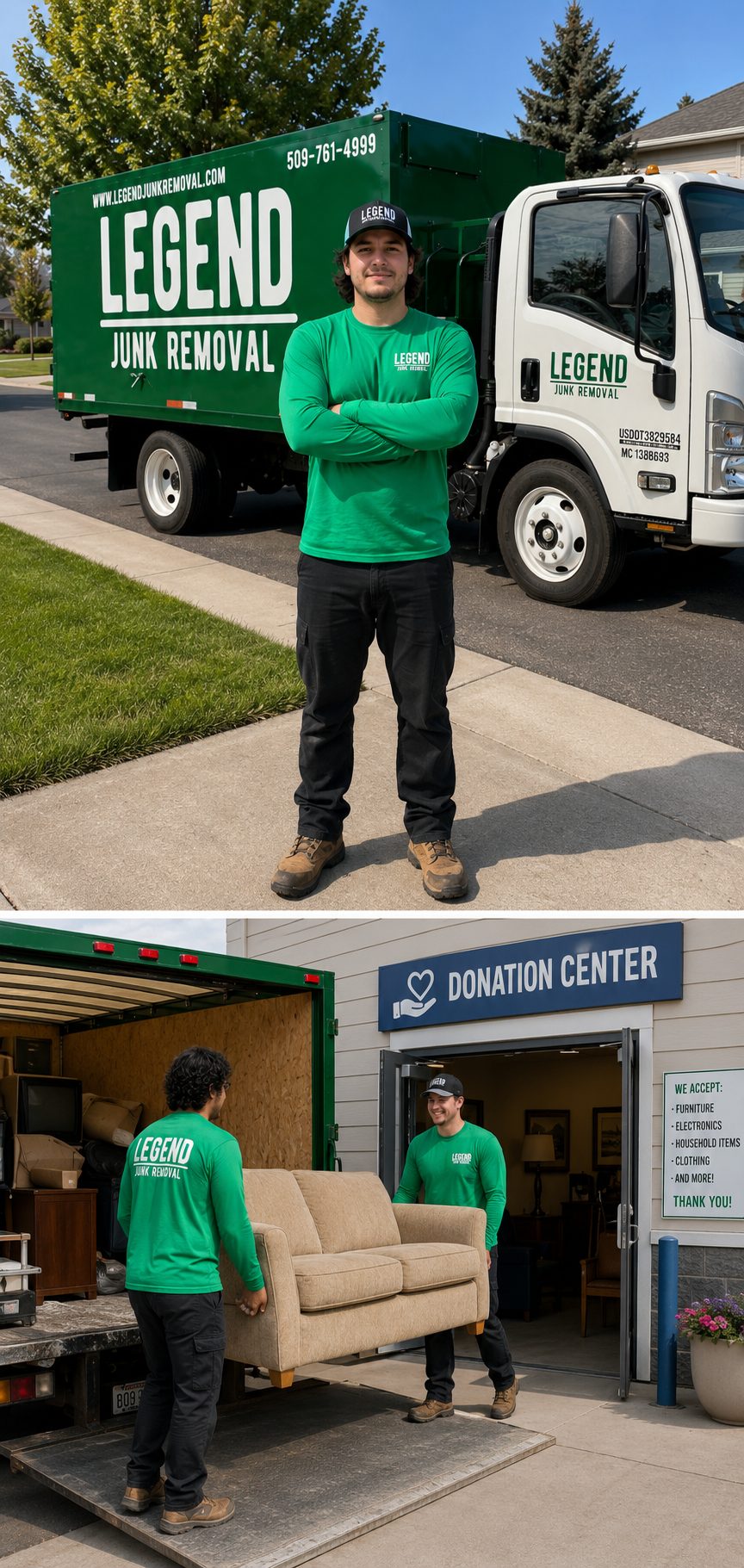 Jason Lasko, owner of Legend Junk Removal