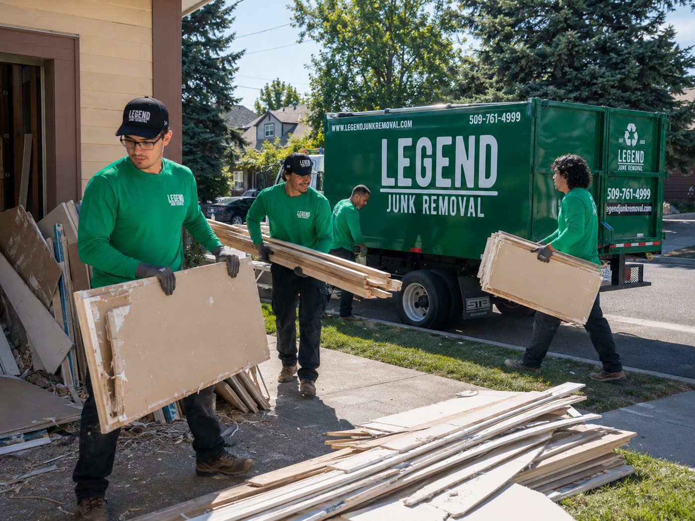 Construction Debris Removal in Spokane