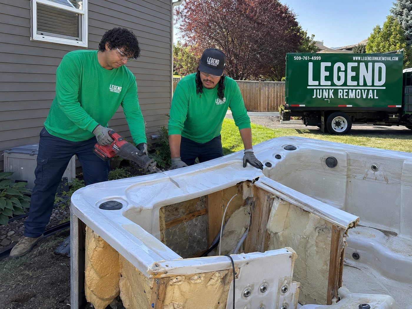 Hot Tub Removal in Spokane