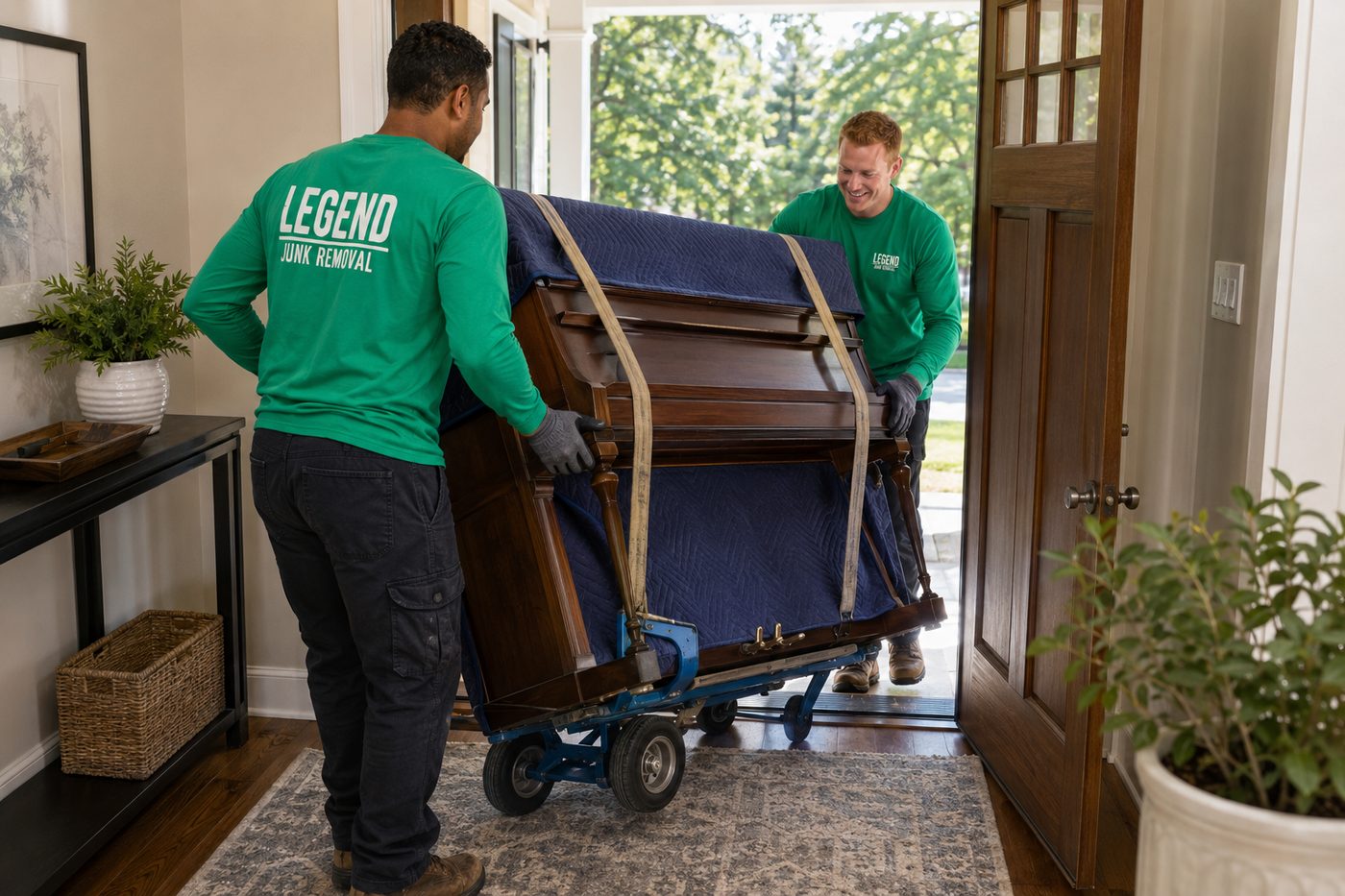 Piano removal in Spokane