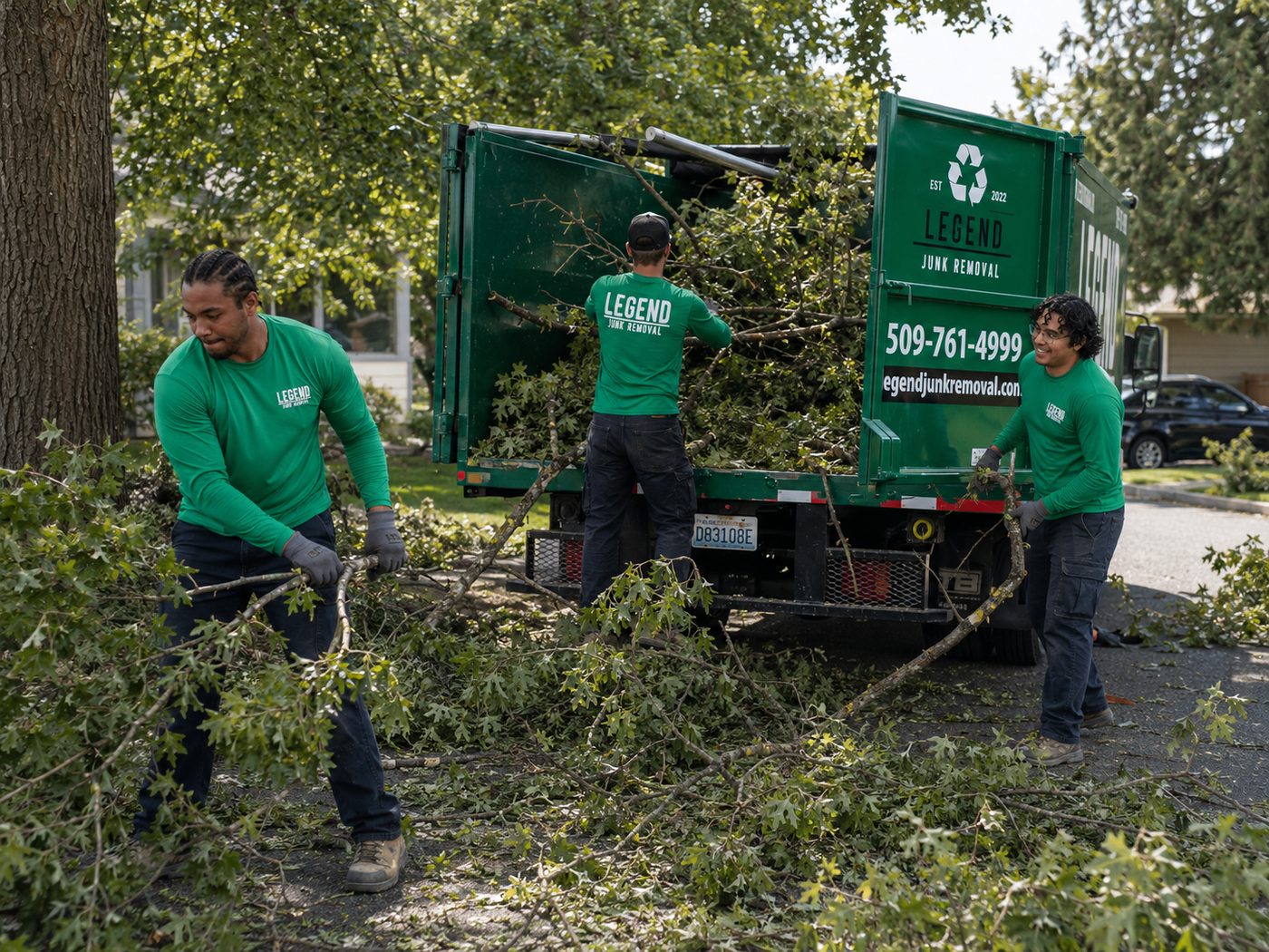 Yard Debris Removal in Spokane